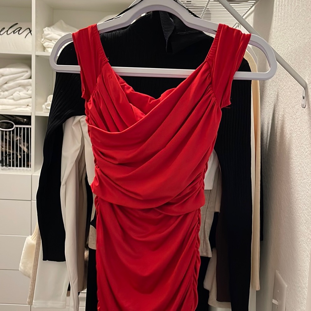 Red dress
